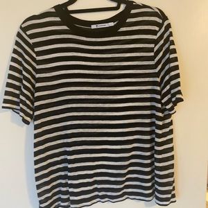 T by Alexander Wang striped tee